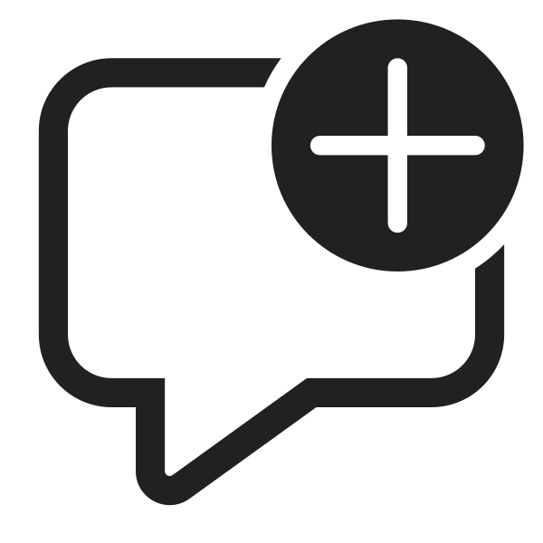 Ic Fluent Comment Add 28 Regular