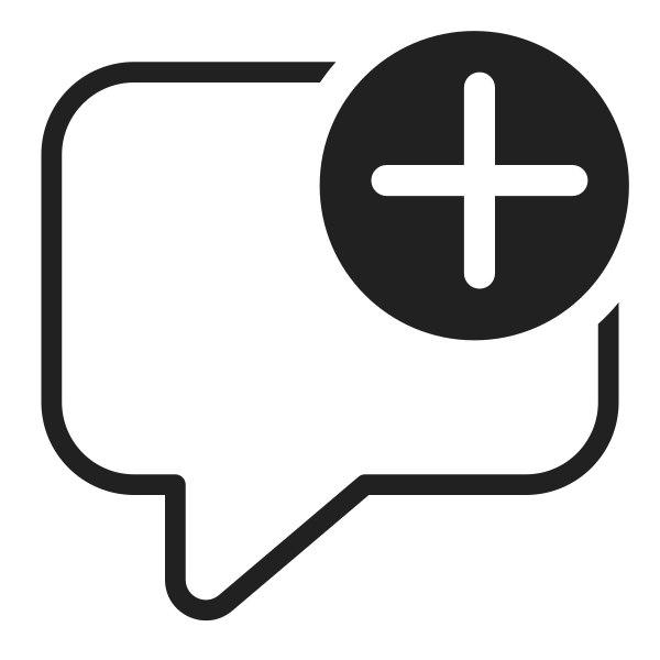 Ic Fluent Comment Add 32 Light