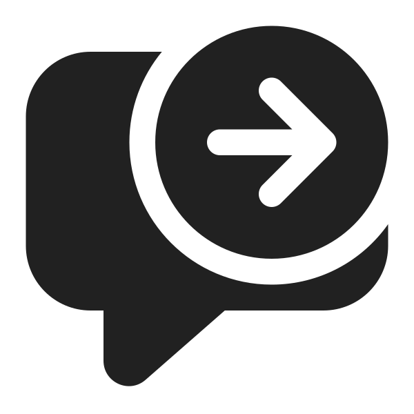 Ic Fluent Comment Arrow Right 16 Filled