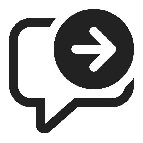 Ic Fluent Comment Arrow Right 16 Regular