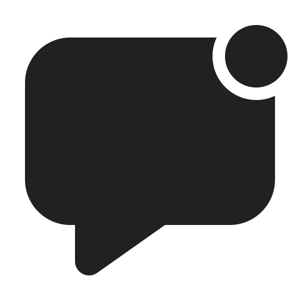 Ic Fluent Comment Badge 48 Filled