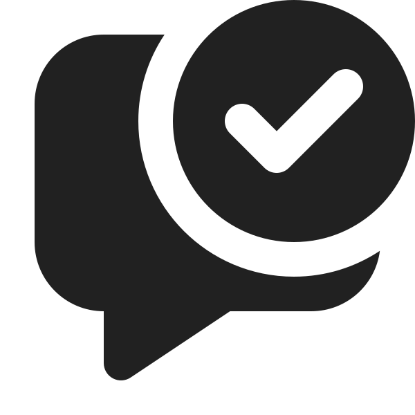 Ic Fluent Comment Checkmark 12 Filled