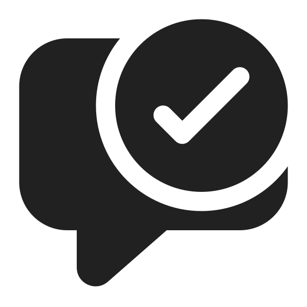 Ic Fluent Comment Checkmark 16 Filled