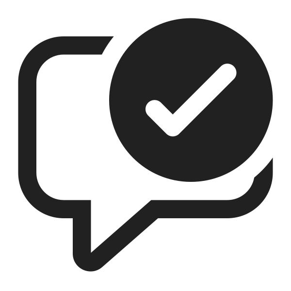 Ic Fluent Comment Checkmark 16 Regular