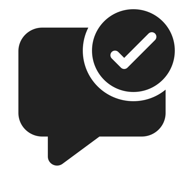 Ic Fluent Comment Checkmark 20 Filled