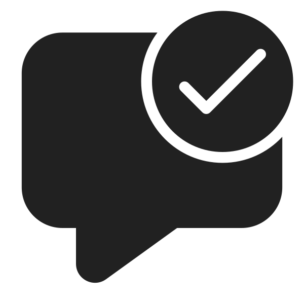 Ic Fluent Comment Checkmark 28 Filled