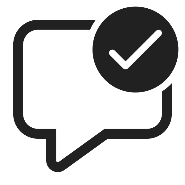 Ic Fluent Comment Checkmark 28 Regular