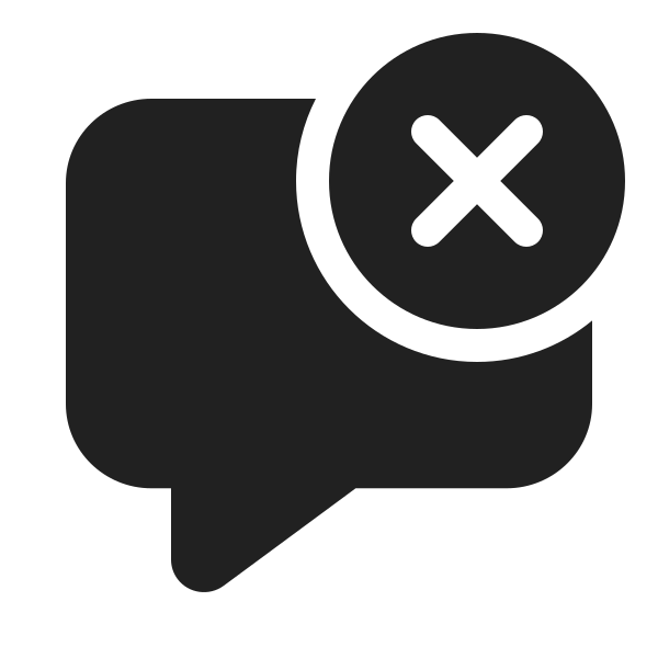 Ic Fluent Comment Dismiss 20 Filled