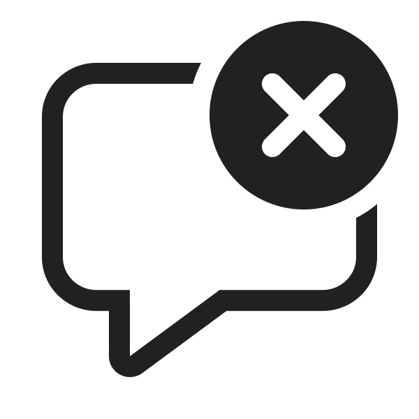 Ic Fluent Comment Dismiss 20 Regular