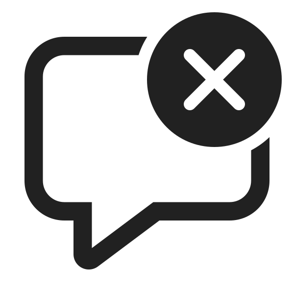 Ic Fluent Comment Dismiss 24 Regular