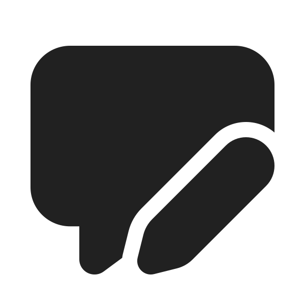 Ic Fluent Comment Edit 20 Filled
