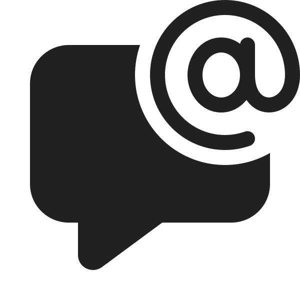 Ic Fluent Comment Mention 20 Filled
