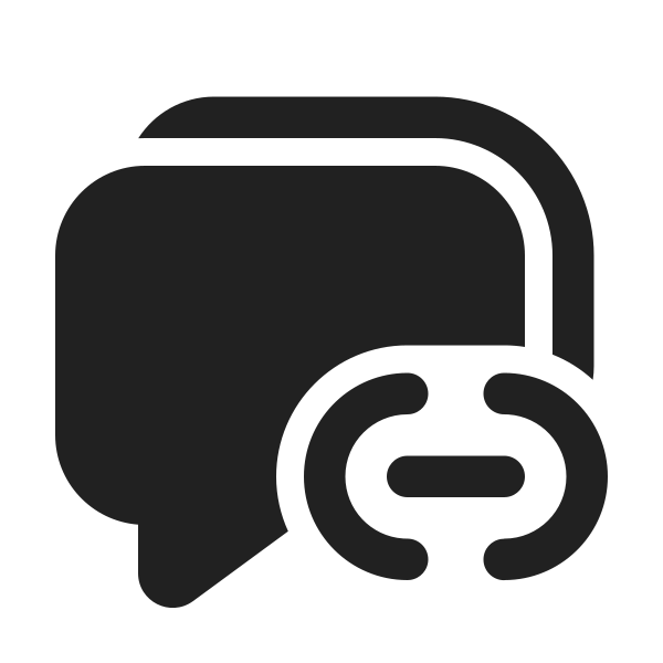 Ic Fluent Comment Multiple Link 24 Filled