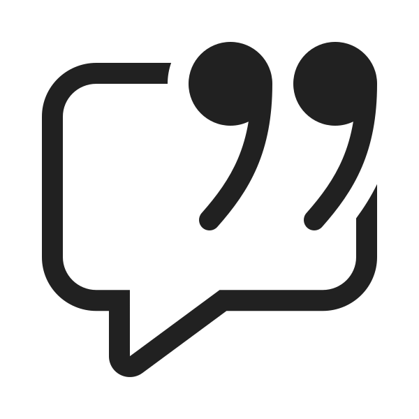 Ic Fluent Comment Quote 20 Regular