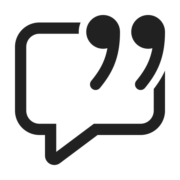 Ic Fluent Comment Quote 24 Regular