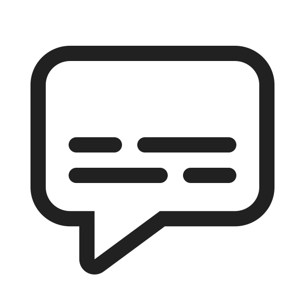 Ic Fluent Comment Text 20 Regular
