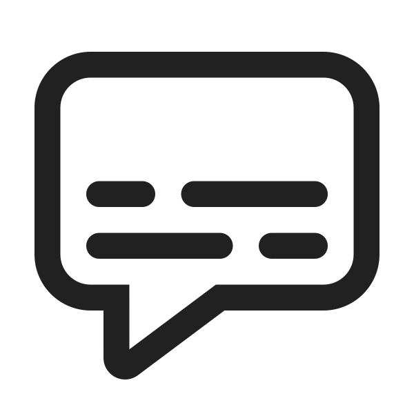 Ic Fluent Comment Text 24 Regular
