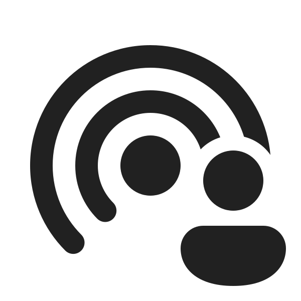 Ic Fluent Communication Person 20 Filled