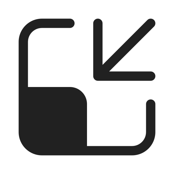 Ic Fluent Contract Down Left 28 Filled