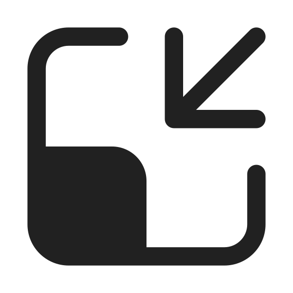 Ic Fluent Contract Down Left 32 Filled
