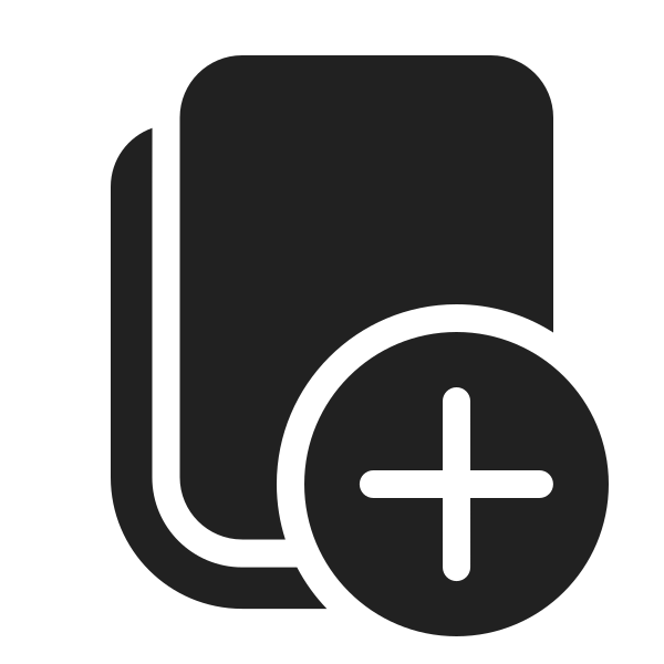 Ic Fluent Copy Add 24 Filled