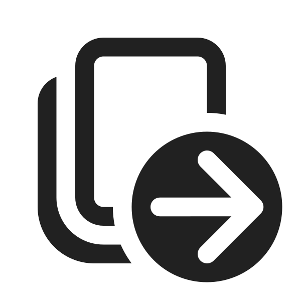 Ic Fluent Copy Arrow Right 16 Regular