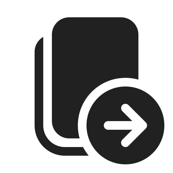 Ic Fluent Copy Arrow Right 20 Filled
