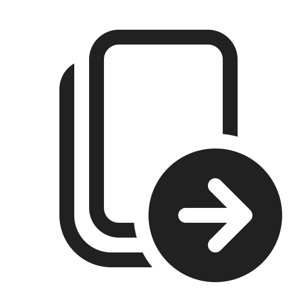 Ic Fluent Copy Arrow Right 20 Regular