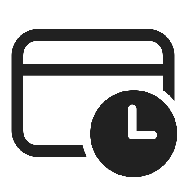 Ic Fluent Credit Card Clock 32 Regular