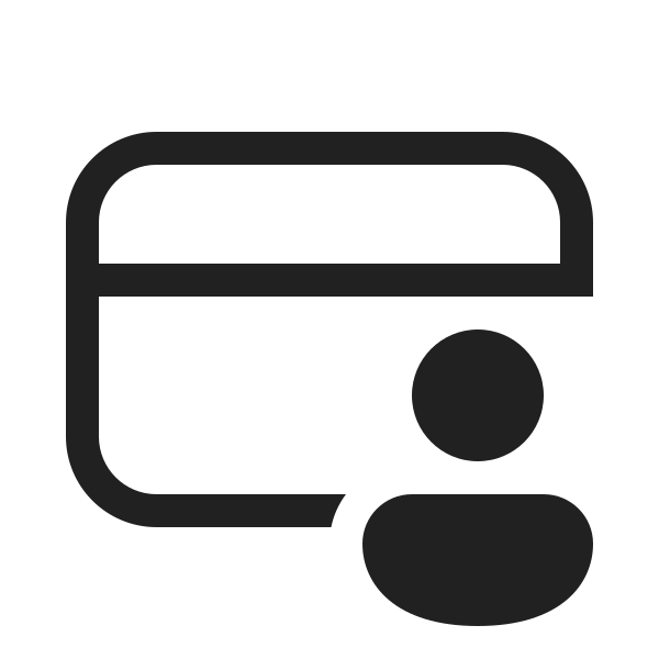 Ic Fluent Credit Card Person 20 Regular