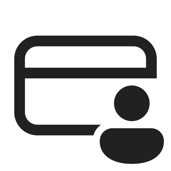 Ic Fluent Credit Card Person 24 Regular