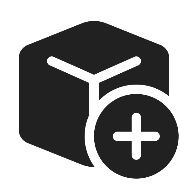 Ic Fluent Cube Add 20 Filled