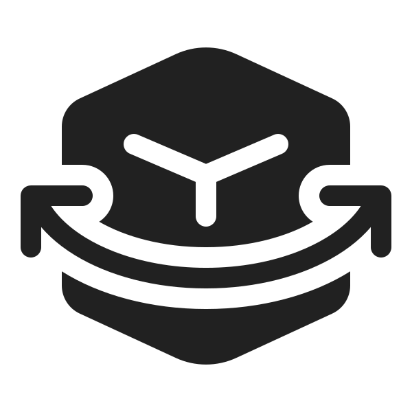 Ic Fluent Cube Rotate 20 Filled