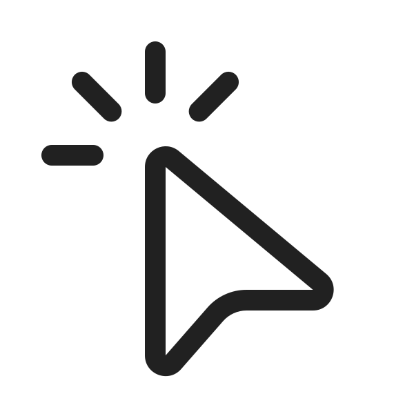 Ic Fluent Cursor Click 20 Regular