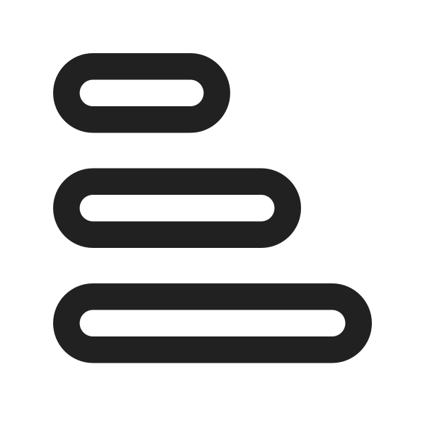 Ic Fluent Data Bar Horizontal 24 Regular
