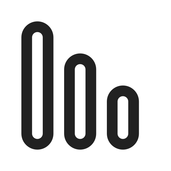 Ic Fluent Data Bar Vertical 16 Regular