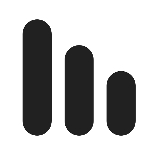 Ic Fluent Data Bar Vertical 24 Filled
