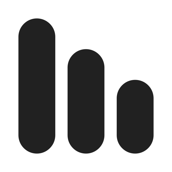 Ic Fluent Data Bar Vertical 28 Filled