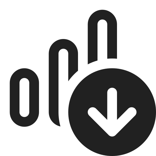 Ic Fluent Data Bar Vertical Arrow Down 16 Regular