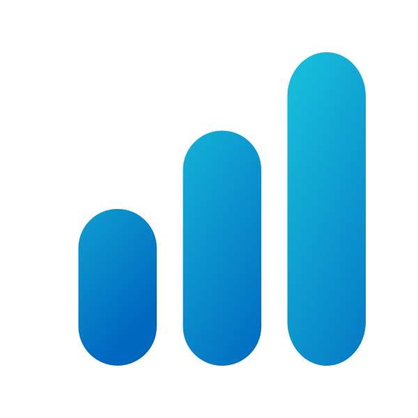 Ic Fluent Data Bar Vertical Ascending 16 Color
