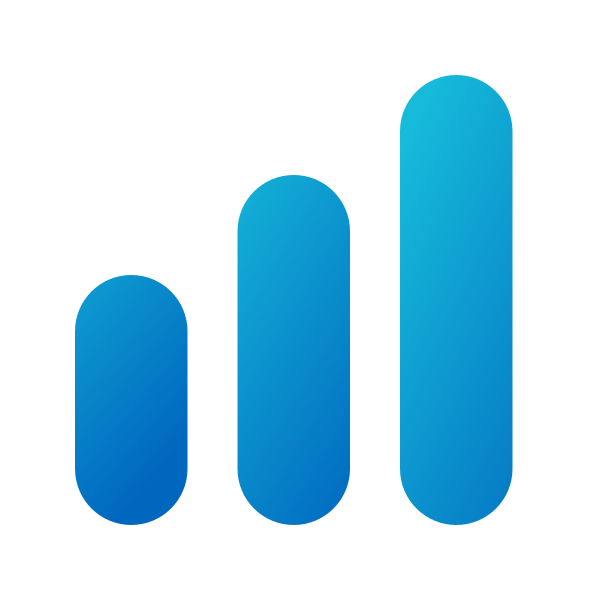 Ic Fluent Data Bar Vertical Ascending 24 Color