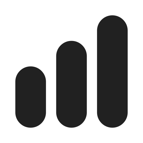 Ic Fluent Data Bar Vertical Ascending 28 Filled