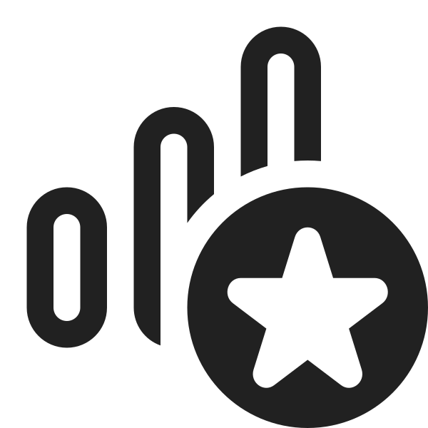 Ic Fluent Data Bar Vertical Star 16 Regular