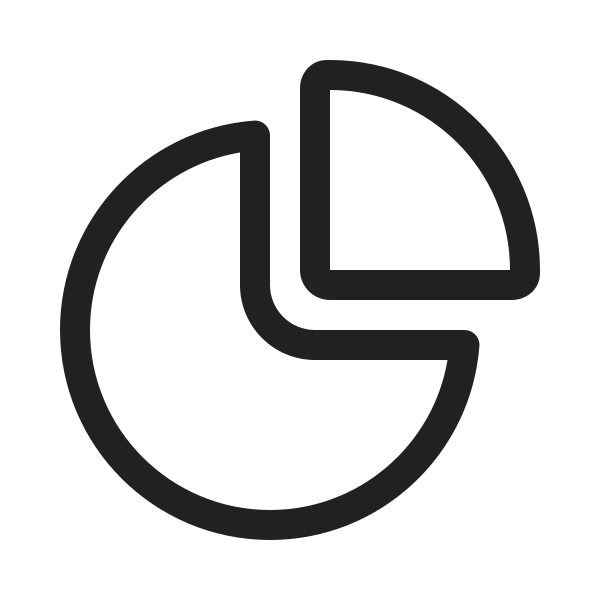 Ic Fluent Data Pie 20 Regular