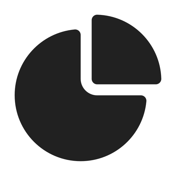 Ic Fluent Data Pie 24 Filled
