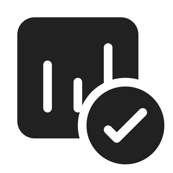 Ic Fluent Data Usage Checkmark 20 Filled
