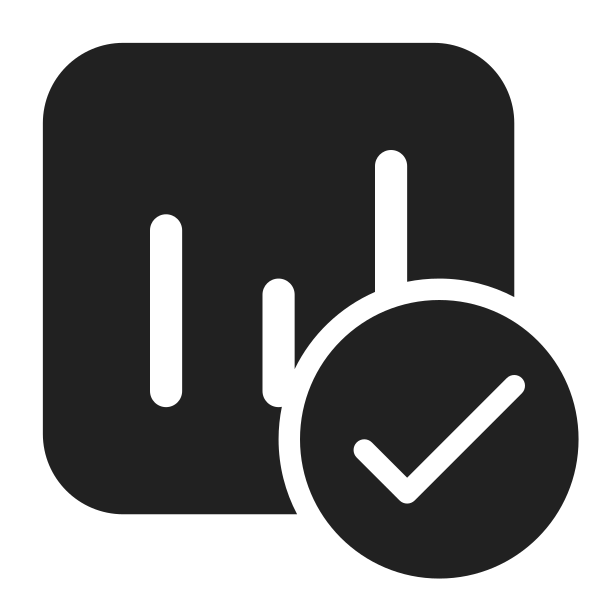 Ic Fluent Data Usage Checkmark 28 Filled