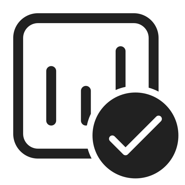 Ic Fluent Data Usage Checkmark 28 Regular