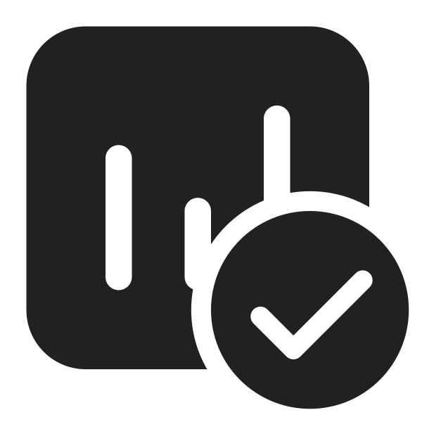 Ic Fluent Data Usage Checkmark 32 Filled