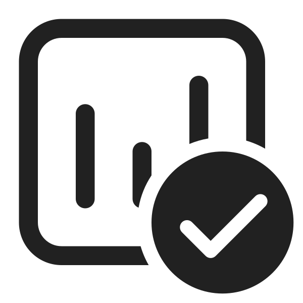 Ic Fluent Data Usage Checkmark 32 Regular